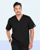 Men’s Black Medical Scrub Set – Professional Healthcare Uniform Suit