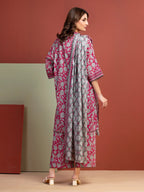 Blush Aura – Pink Printed Lawn 3 Piece