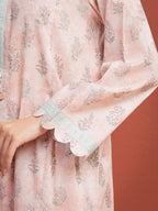 Rose Blush – Light Pink Printed Lawn 3 Piece