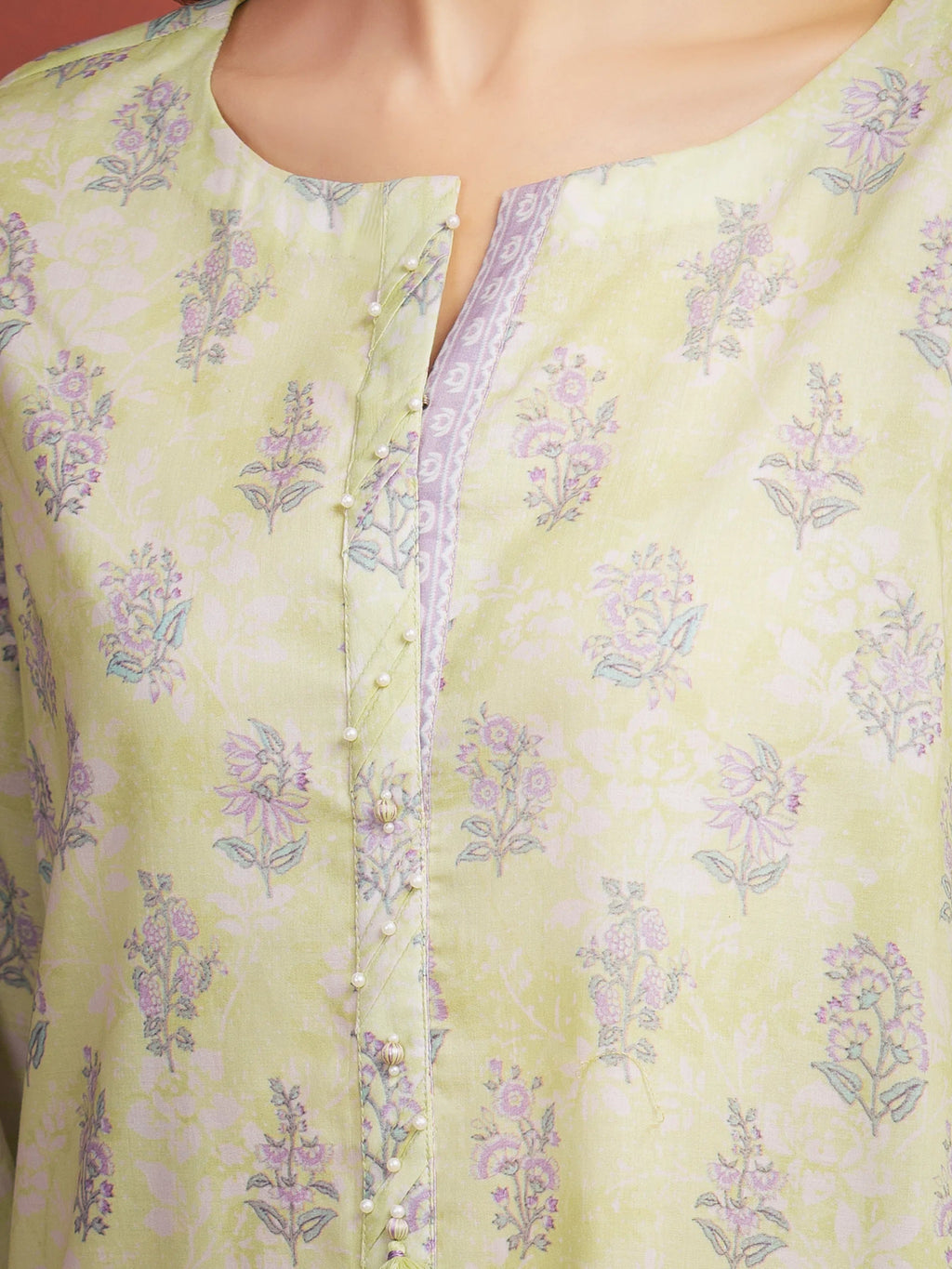 Sunbeam Glow – Pastel Yellow Printed Lawn 3 Piece
