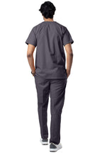 Men’s Grey Medical Scrub Set – Professional Healthcare Uniform Suit