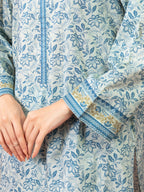 Meadow Glow – Light Green Printed Lawn 3 Piece