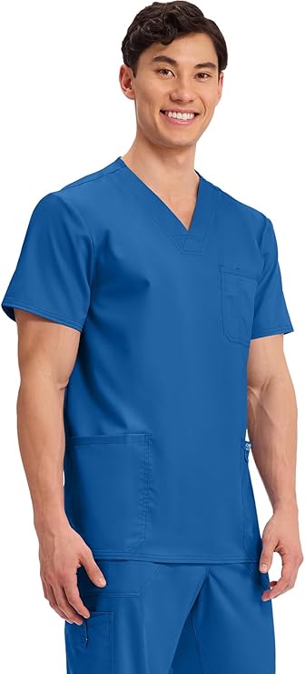 Royal Blue Men's Medical Scrub Set