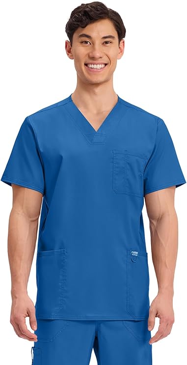 Royal Blue Men's Medical Scrub Set