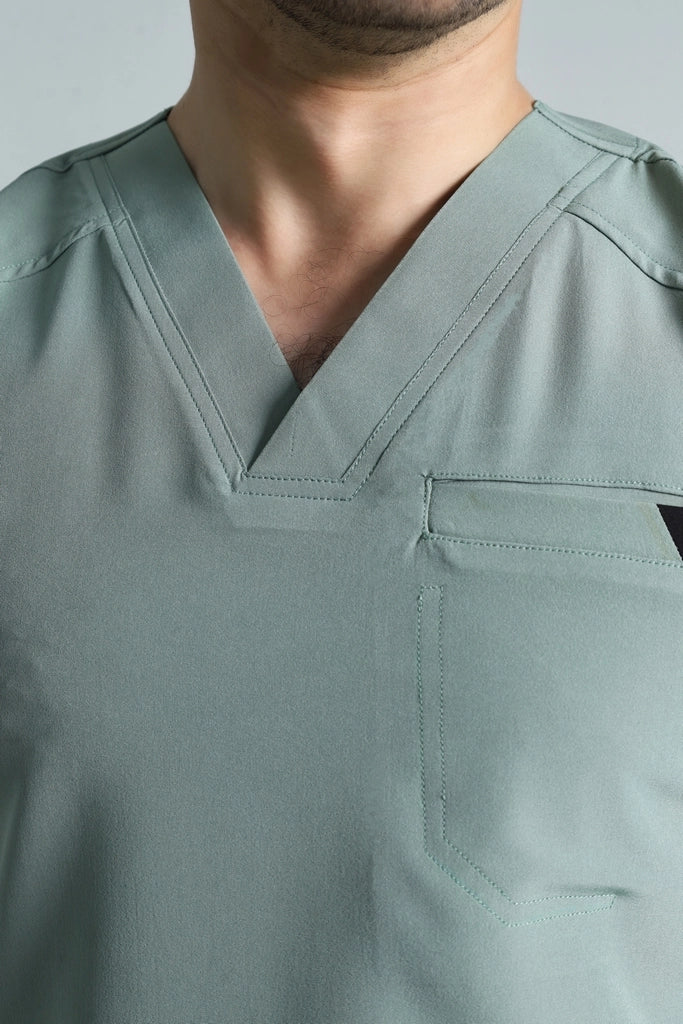 Men’s Teal Medical Scrub Set – Professional Healthcare Uniform Suit