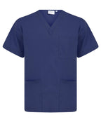 Men's Navy Blue Medical Scrub Set – Comfortable Healthcare Uniform Suit