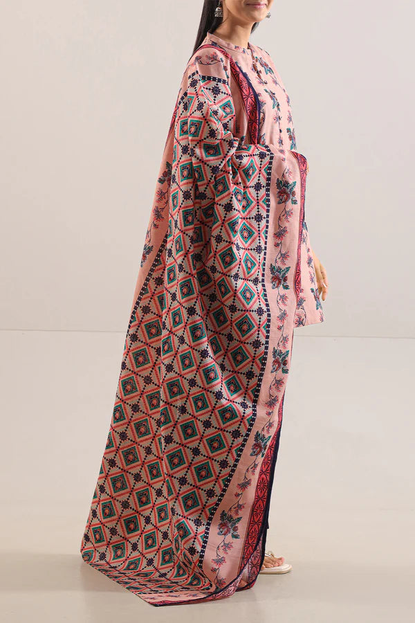 Peach Bloom – Unstitched Lawn 3 Piece