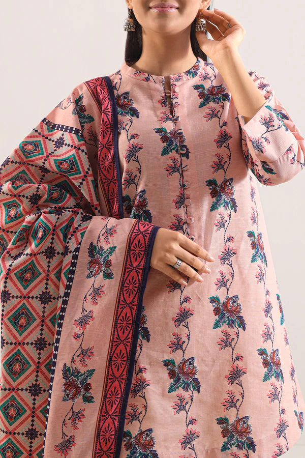 Peach Bloom – Unstitched Lawn 3 Piece