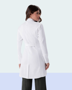 Women's White Medical Lab Coat – Classic Fit