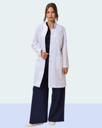 Women's White Medical Lab Coat – Classic Fit