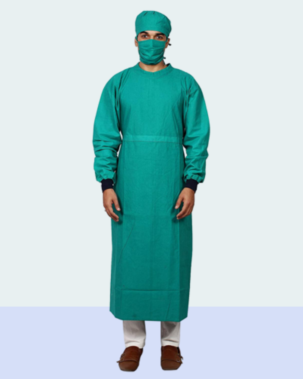 Reusable Unisex Surgical Gown – Comfortable Long Sleeve Medical Gown