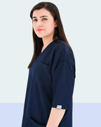 Women's Medical Scrub Set – Navy Blue