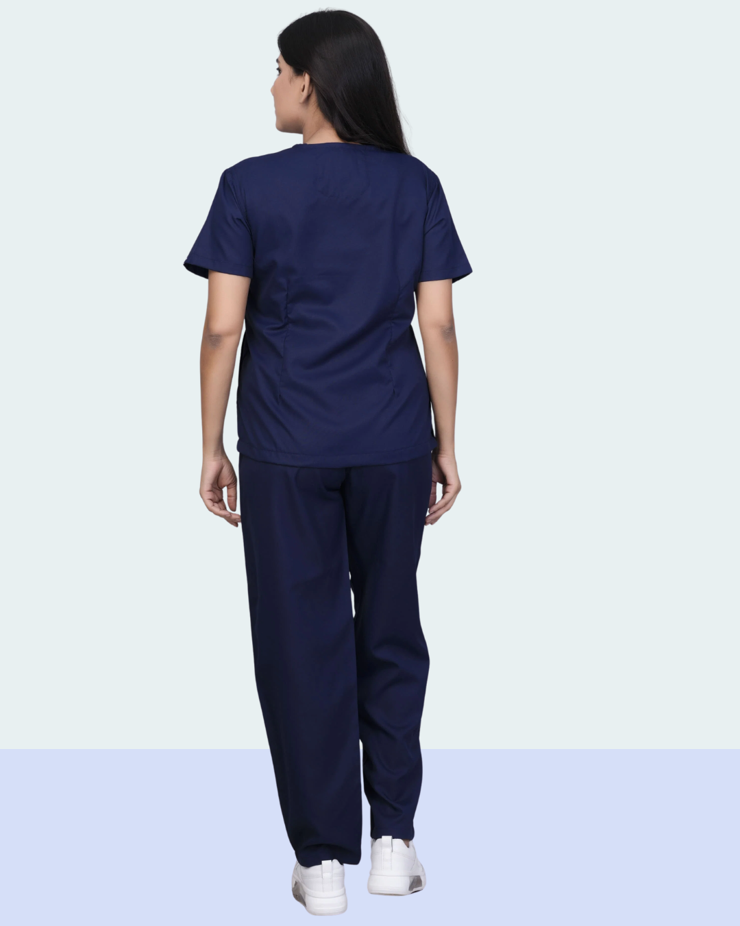 Women's Medical Scrub Set – Navy Blue