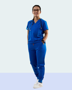 Women's Medical Scrub Set – Royal Blue