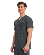 Black Men's Medical Scrub Set