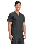 Black Men's Medical Scrub Set
