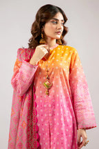 Petal Grace – Pink Printed Lawn 3 Piece