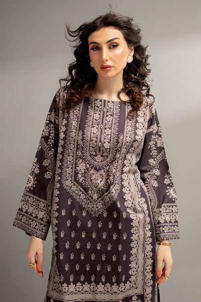 Midnight Bloom – Black Printed Lawn 3 Piece