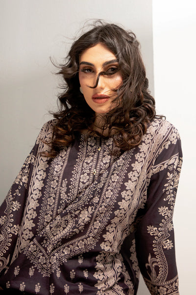 Midnight Bloom – Black Printed Lawn 3 Piece