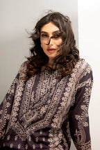 Midnight Bloom – Black Printed Lawn 3 Piece