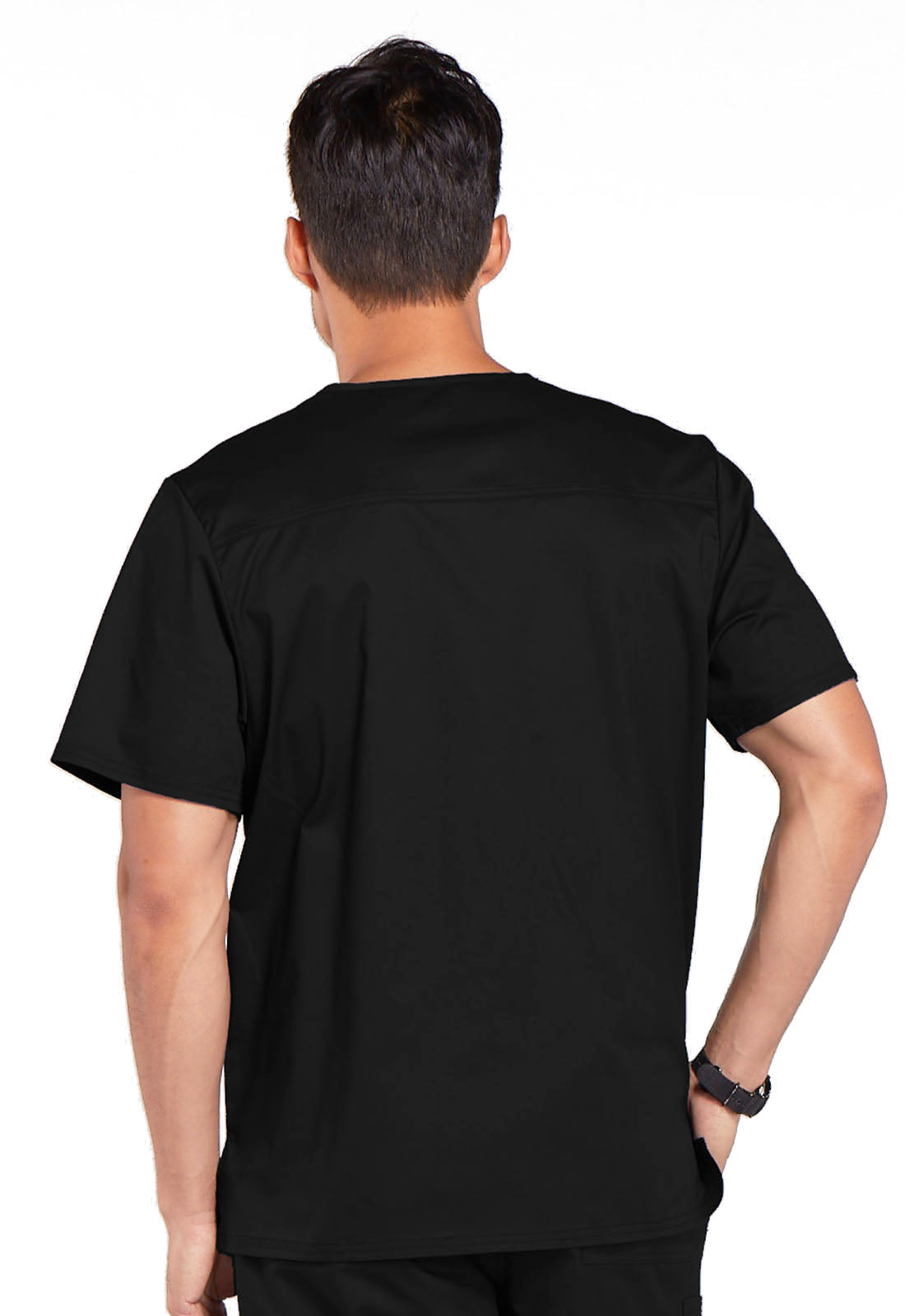 Men’s Black Medical Scrub Set – Professional Healthcare Uniform Suit